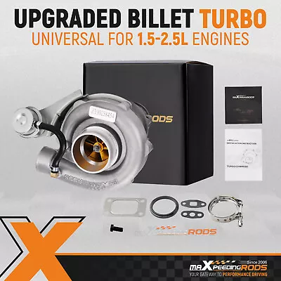 T3 T04E V-BAND Universal Billet Turbocharger Turbo .63 A/R W/  Wastegate 420HP • $209.99