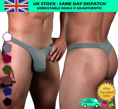 Doreanse  1392 Comfy Soft Cotton Thong G-string Men's Designer Underwear • $6.20