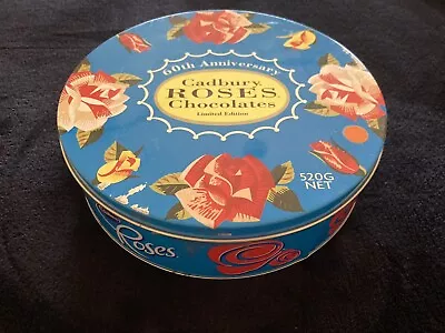 Cadbury Roses 60th Anniversary Blue Tin 2009 • $29.95