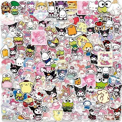 50/200pcs Sanrio Stickers Collection Kitty Kuromi My Melody Pompompurin Keroppi • $4.99