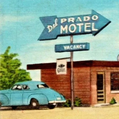 Vintage Linen Del Prado Motel Las Cruces New Filtered Pool - A11 • $10.12