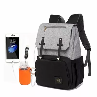 $49.99 • Buy Luxury Multifunctional Baby Diaper Nappy Backpack Maternity Mummy Changing Bag