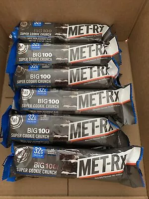 MET-Rx Big 100 Protein Bar - Super Cookie Crunch Pack Of 12 EXP 08/2024 • $21