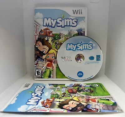 MySims (Nintendo Wii 2007) CIB Complete W/ Manual Tested My Sims • $11