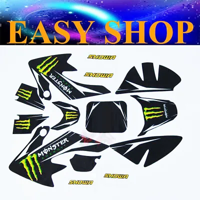 Fairing Sticker Decal Kit Honda CRF 50cc 90cc 125cc Dirt Monster Thumpstar Bike • $23.02