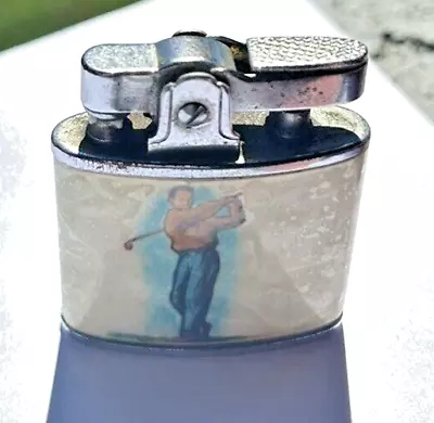 Vintage Sportsman Mastercraft Butane Lighter: GOLF GOLFING THEME • $20.64