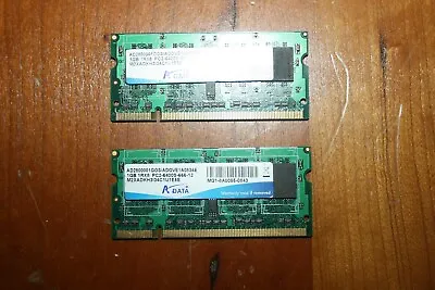 A-Data 2GB (1Gbx2) PC2-6400S Laptop Notebook DDR2 RAM • £10.28