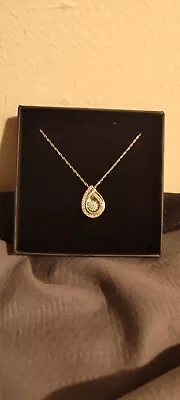 14k Gold Necklace White Gold Zales Diamond • $275