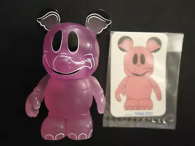 Disney 3  Vinylmation Animation #1 Series Pink Elephant Clear Purple Chaser • $69.99