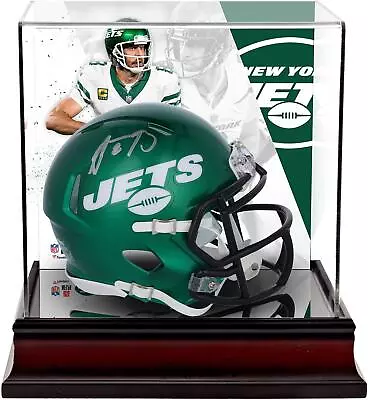 Aaron Rodgers New York Jets Signed Riddell Mini Helmet W/Deluxe Mini Helmet Case • $709.99