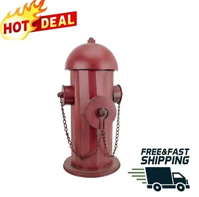 $58.61 • Buy 18 In. H Vintage Metal Fire Hydrant Medium Statue Home Garden NEW