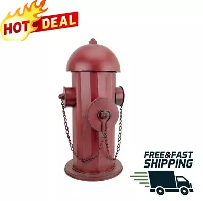 18 In. H Vintage Metal Fire Hydrant Medium Statue Home Garden NEW • $76.49