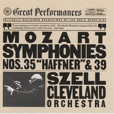 Mozart: Symphonies Nos. 35 & 39 [CBS Records Great Performances] • $7.40