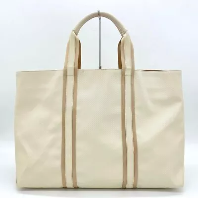 Good Condition BOTTEGA VENETA Marco Polo Tote Bag Leather Ivory • £263.45