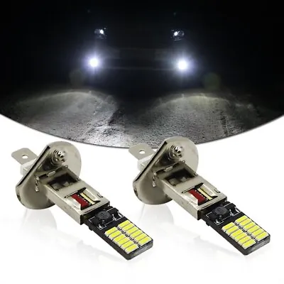 Universal Brightness HID White 6500K 24-SMD LED Bulbs For Fog Light Driving DRL • $9.55