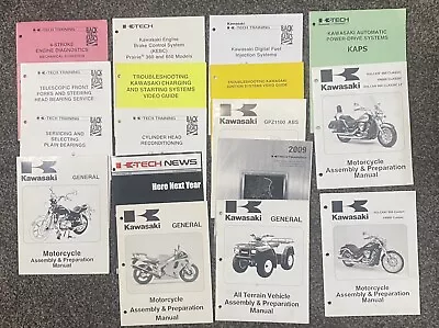 Kawasaki Manual Lot Of 17 Vulcan 900 ATV Fuel Systems And More. K-Tech • $24.99