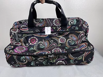 NWT Vera Bradley BANDANA SWIRL 22  WHEELED ROLLING DUFFLE CARRY ON TRAVEL BAG • $120