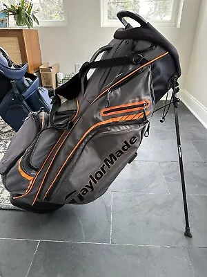 Taylormade Golf Stand Bag 14 Way - Black/Gray/Orange • $62.17