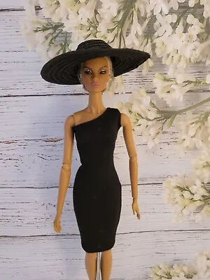 Fashion Royalty Barbie Silkstone Vintage Style Black Hat Vintage Barbie New • $29.99