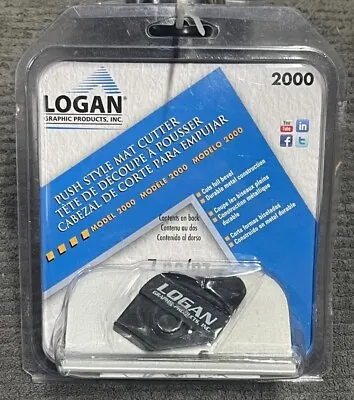 Logan Mat Cutter 2000 Hand Held Push 5 Blades New Sealed • $26.04