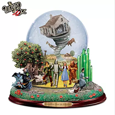 Bradford Exchange The LAND OF OZ Glitter Globe With Motion And Music • $118