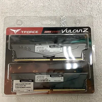 Team T-FORCE VULCAN Z 16GB (2 X 8GB) DDR4 3600 (PC4 28800) Desktop Memory Mode • $73.90