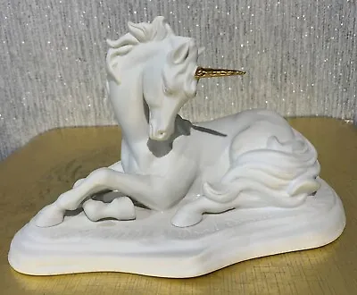 Franklin Mint Unicorn Guardian Of The Heart David Cornell  Porcelain Perfect • £45