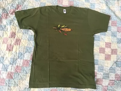 TORTOISE Rare Tour Shirt Green M Indie Rock Jazz Stereolab Mogwai Battles Polvo • $57.75