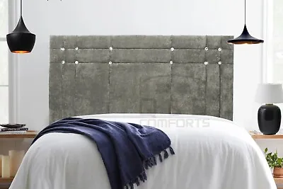 Elite Headboard Naples Fabric 30   2ft6 3ft 4ft 4ft6 5ft 6ft • £69.97