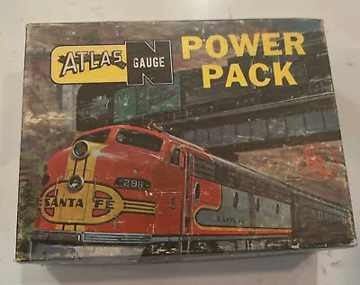 Atlas Powerpack Hobby Transformer - N Gauge Train - Model 2860 Made In USA W/Box • $12.12