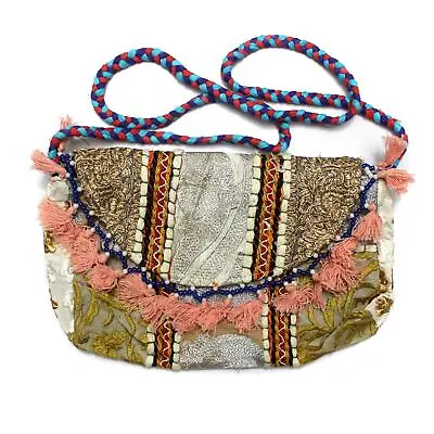 Vintage Tribal Banjara Indian Handmade Ethnic Women Purse Bohemian Clutch Bag L • $17.99