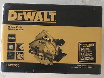 DeWalt DWE560 1350W 184mm (7-1/4 ) Circular Saw New In Box • $155