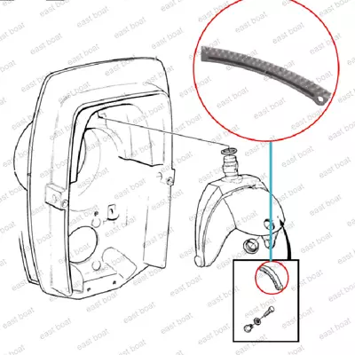 Gear Segment / Ratchet For Volvo Penta Trim Indicator Shield Mounting 872812 • $27.99