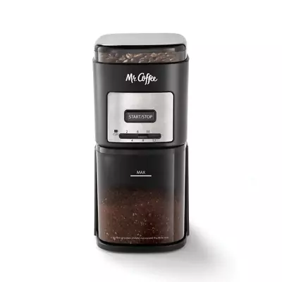 Mr. Coffee 12-Cup Automatic Burr Grinder Black Precision Grinding For All Coffee • $37.99