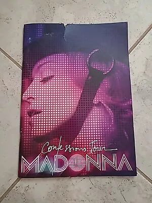 Madonna Confession Tour 2006 Concert Program Book W/ All Stickers • $19