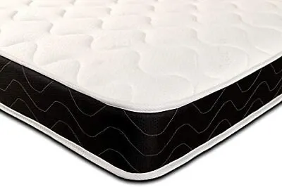 £53.95 • Buy Eco Flex Quilted Single Mattress Luxury Great Value 3ft Single Double 4ft6 BLACK
