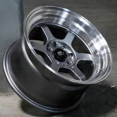 15x8 Gunmetal Wheels MST Time Attack 4x100/4x114.3 0 (Set Of 4)  73.1 • $549.90