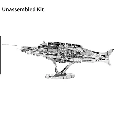 1:100 3D Metal Kits Nautilus Nuclear Submarine Model Unassembled Kit DIY Model • $23.05