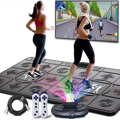 Dance Mat Game TV PC Motion Double User Pad Sensing Wireless Handle Controller • $299