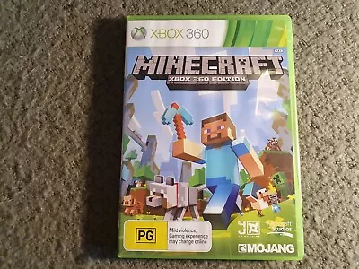 Minecraft Xbox 360 Edition Microsoft XBox 360 PAL Game • $20