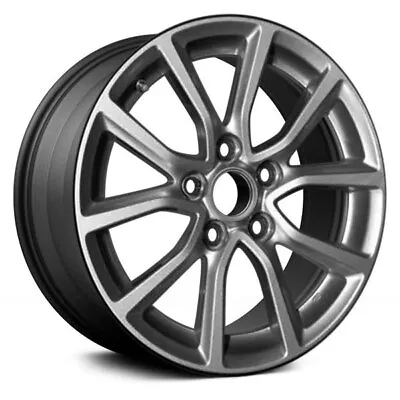 Wheel For 2016 Mitsubishi Lancer 16x6.5 Alloy 5 V Spoke Dark Charcoal Machined • $275