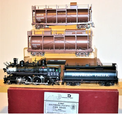 $2299 • Buy OUTSTANDING MINT O Scale Brass Division Point SOUTHERN PACIFIC SP T-1 FIRE TRAIN