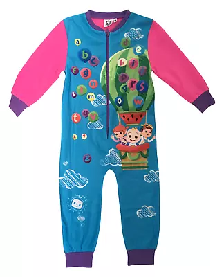 Girls COCOMELON Sleepsuit Pyjamas Pjs All In One 12mths - 4yrs Micro Fleece  • £9.95