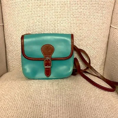 Vintage Vera Pelle Leather Crossbody Bag • $14.99