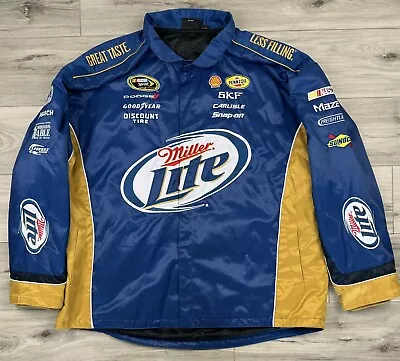 VTG Miller Lite Racing Rusty Wallace NASCAR Chase Authentic Jacket Size 3XL • $125