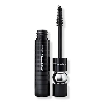 MAC Stack Black Mascara Superstack Micro Brush Full Size 0.41 Oz • $15.99