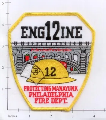 $3.75 • Buy Pennsylvania - Philadelphia Engine 12 PA Fire Dept Patch - Manayunk Roxborough
