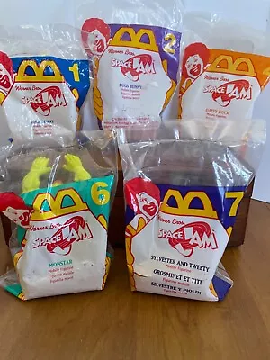 McDonald’s Space Jam Looney Tunes Happy Meal Toys X5  1996 LolaDaffyMonstar • $4