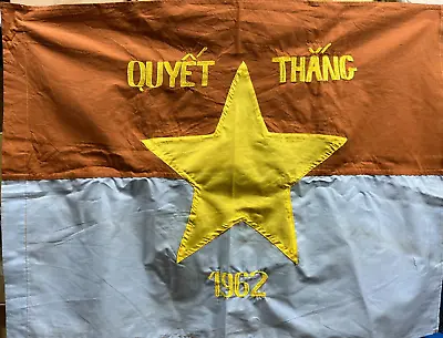Flag  VC Vietcong NVA NLF North Vn Army Flag To Win In 1962 Year Viet Cong  A12 • $34