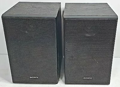 Old Sony SS-MSP855 Bookshelf Or Surround Sound Speakers - Sound Great • $49.95